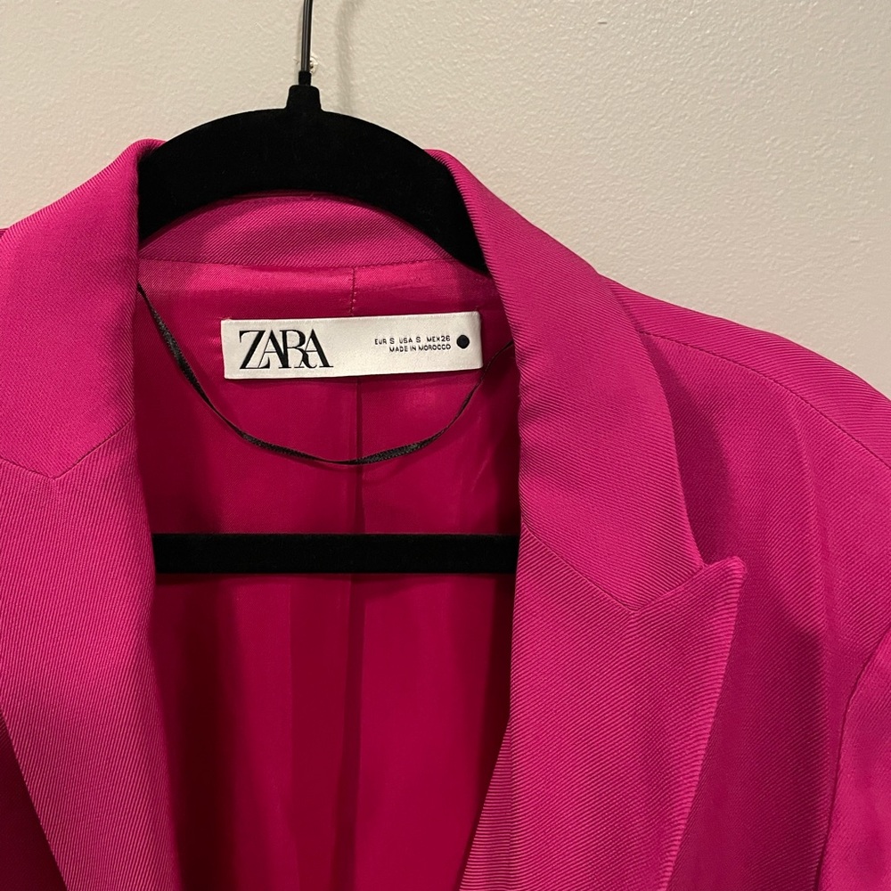 ZARA Oversized Flowy Blazer - Picture 3 of 3